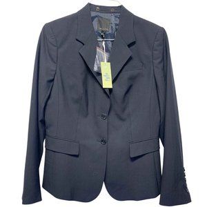 THE LIMITED 12 NWT Black Pinstripe The Perfect Travel Suit Jacket